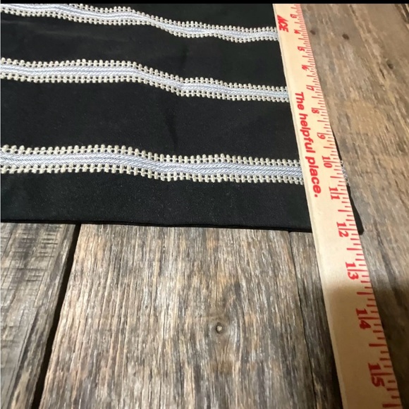 SLOW COW Linen Off White and Black Rectangle Throw Pillow Cover - Picture 6 of 9